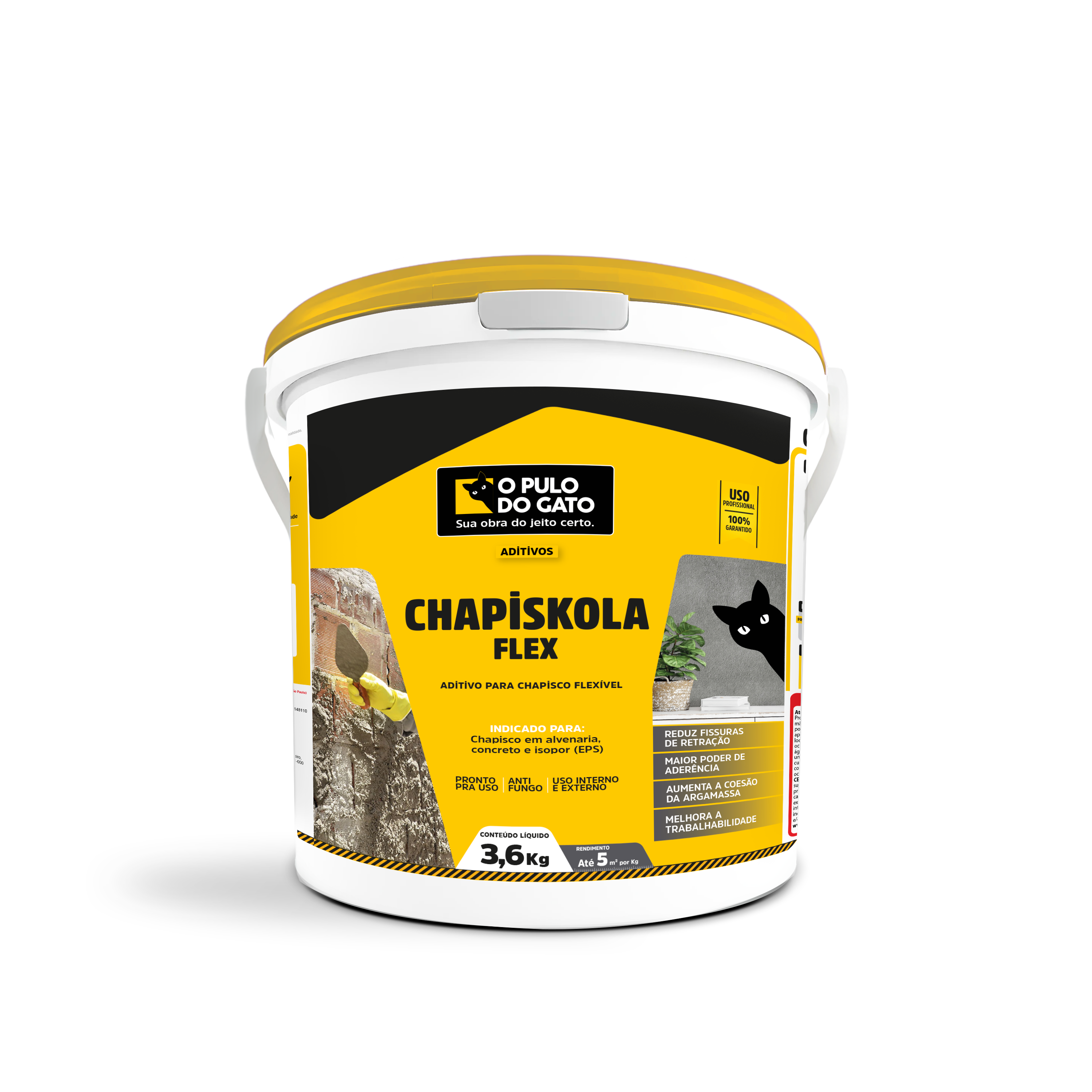 Aditivo para chapisco - Chapiskola - 3,6 Kg