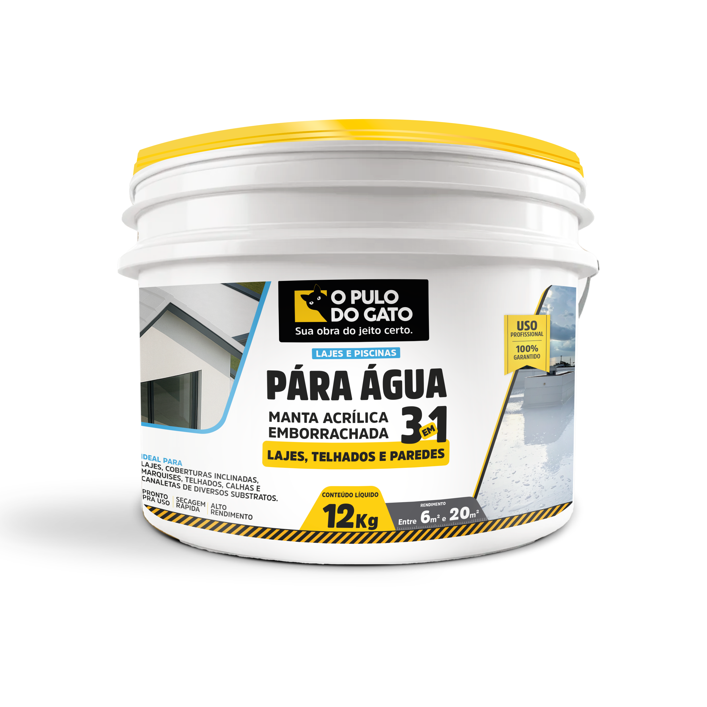 Manta Acrílica Emborrachada 3 em 1 - Pára Água 12kg