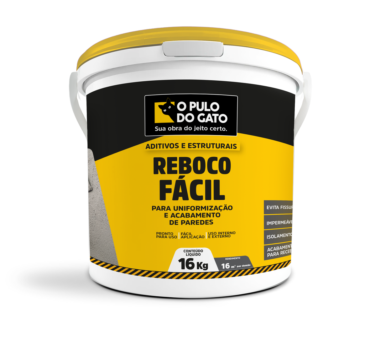 Reboco Fácil 22kg - O Pulo do Gato