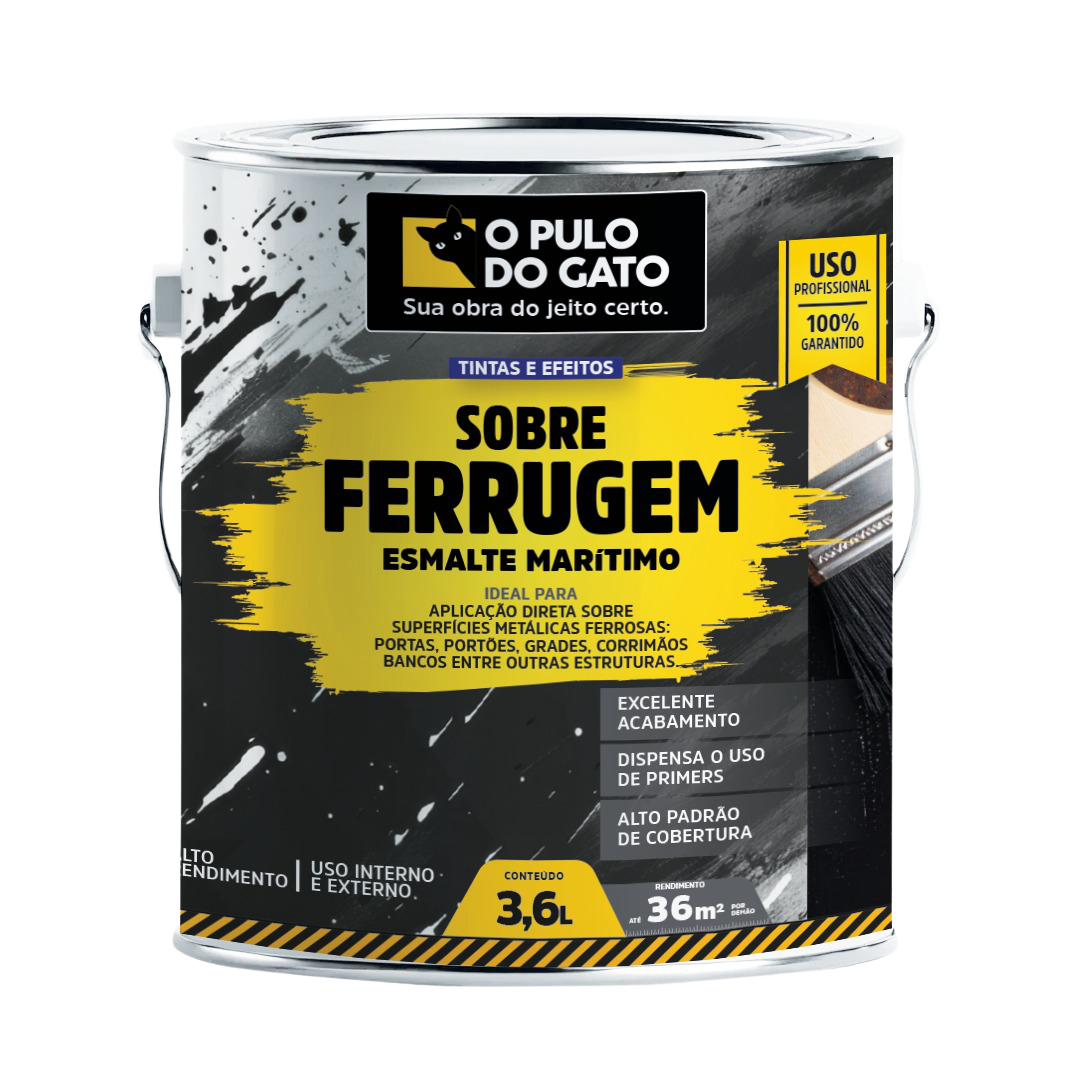 Tinta Esmalte Marítimo - Sobre Ferrugem 3,6L