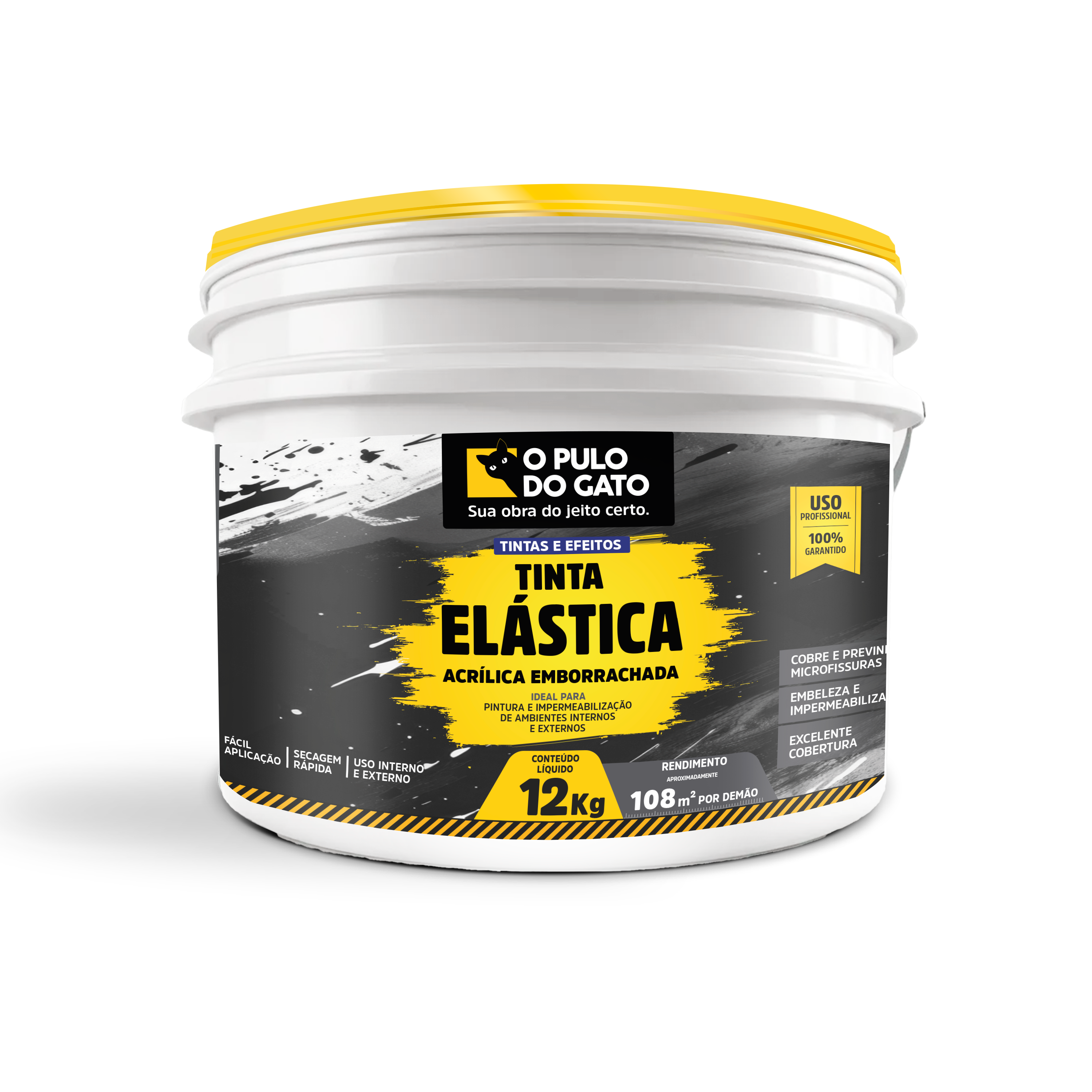 Tinta Elástica Emborrachada - 12kg